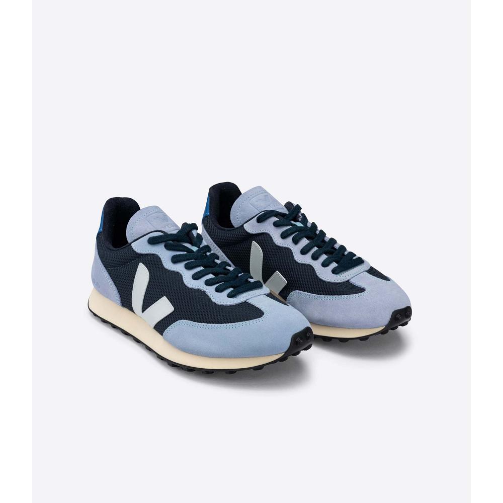 Blue Men's Veja RIO BRANCO ALVEOMESH Running Shoes | AU 163YXF